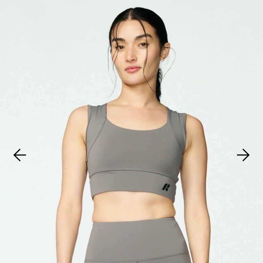 Forme Power Bra Large Posture Bra Gray Stone
